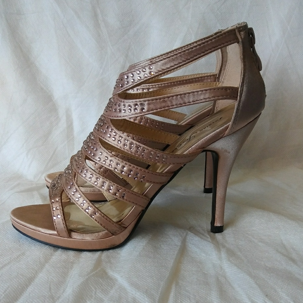 New Women's Open Toe Dress Shoes - Picture 5 of 7